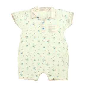 Baby Threads Boys White Sailboats Romper size: 18 Months